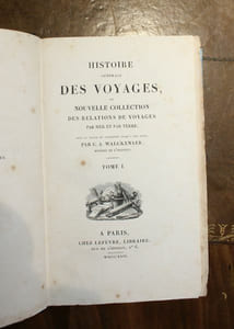 Histoire générale des voyages, ou Nouvelle Collection des relations de voyages par mer et par terre, mise en ordre et complétée jusqu'à nos jours.