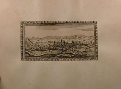 VEUE DU COSTE DU SEPTENTRION. (ROUEN).