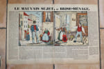 Le mauvais sujet, ou brise-m&eacute;nage.. [IMAGERIE D'EPINAL] PELLERIN.