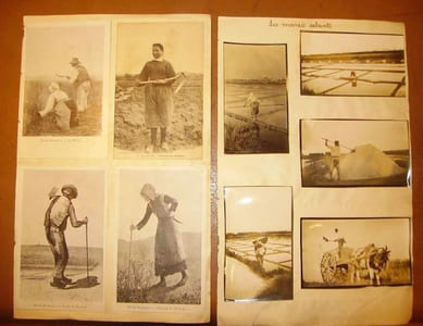 Ensemble de 15 cartes postales et 8 photographies.