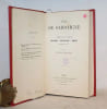 L'ile de Sardaigne - Description - Histoire - Statistique - Moeurs.. [SARDAIGNE] BOULLIER (Auguste).