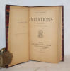 Imitations, traduit du russe par E. Halp&eacute;rine-Kaminsky.. TOLSTO&Iuml; (L&eacute;on).