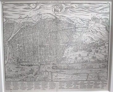 Le Pourtraict de la Ville de Rouen.