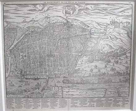 Le Pourtraict de la Ville de Rouen.. BELLEFOREST (François de).