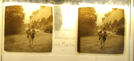 Collection de photographies stéréoscopique sur plaque de verre.. [COTE D'AZUR - NICE] PHILIPPE (Paul).