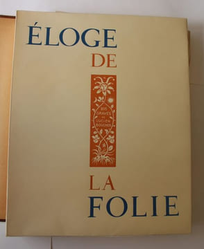 Eloge de la Folie.. [BOUCHER] ERASME.
