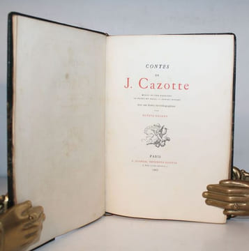 Contes de J. Cazotte. Avec une Notice bio-bibliographique par Octave Uzanne.. CAZOTTE (Jacques).
