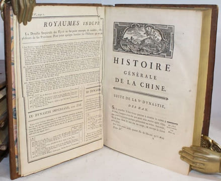 Histoire générale de la Chine ou Annales de cet Empire traduites du Tong-Kien-Kang-Mou par le feu Père Joseph-Anne-Marie de Moyrac de Mailla, jésuite ...