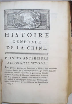 Histoire générale de la Chine ou Annales de cet Empire traduites du Tong-Kien-Kang-Mou par le feu Père Joseph-Anne-Marie de Moyrac de Mailla, jésuite ...