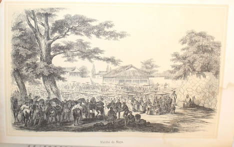 Le Japon. Voyage autour du monde. Expédition du commodore Perry pendant les années 1853, 1854 et 1855 [...]. Traduit de l'allemand par A. Rolland.. ...