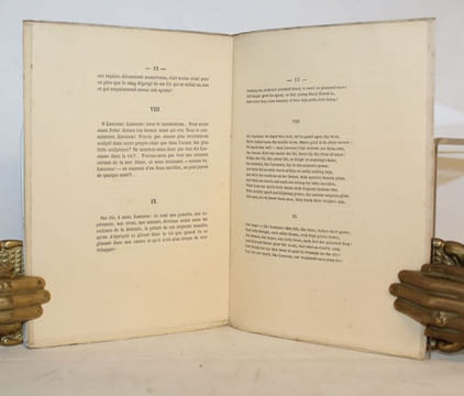 Laocoon : a forgotten rhyme. Translated into English verse from the French by H. M. CAREY.. BARBEY d'AUREVILLY (Jules).