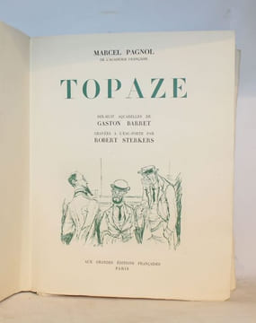Topaze.. [BARRET (Gaston)] - PAGNOL (Marcel).