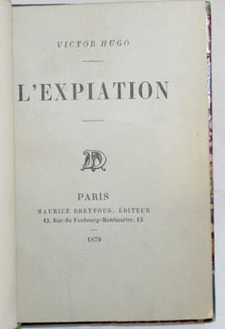 L'expiation.. [WATERLOO ! Morne plaine] HUGO (Victor).