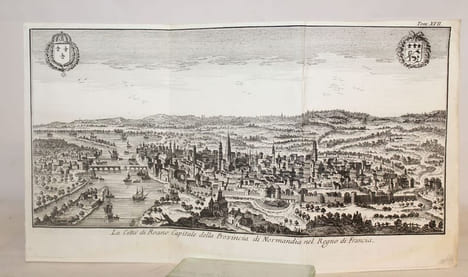 La Citta di Roano Capitale della Provincia di Normandia nel Regno di Francia.. [ROUEN] ANONYME.