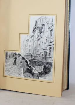 Madame Bovary, murs de province. Exemplaire d'épreuve enrichi de 98 dessins originaux de l'artiste.. [JOURDAIN (Henri)] FLAUBERT (Gustave).