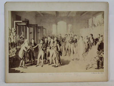 La Visite du Premier Consul et madame Bonaparte à la manufacture des frères Sévène à Rouen en novembre 1802.