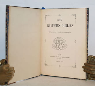 Deux rhythmes oubliés.