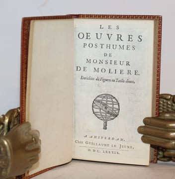 Les oeuvres. Les oeuvres posthumes.. MOLIERE (Jean-Baptiste Poquelin dit).