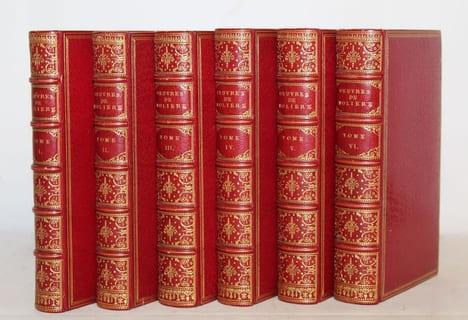 Les oeuvres. Les oeuvres posthumes.. MOLIERE (Jean-Baptiste Poquelin dit).