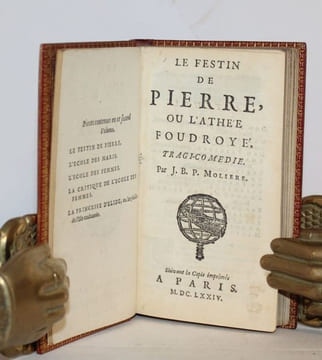 Les oeuvres. Les oeuvres posthumes.. MOLIERE (Jean-Baptiste Poquelin dit).