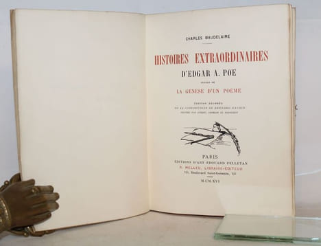Histoires extraordinaires d'Edgar A. Poe suivies de La génèse d'un  poème.. POE (Edgar Allan). - BaUDELAIRE (Charles).