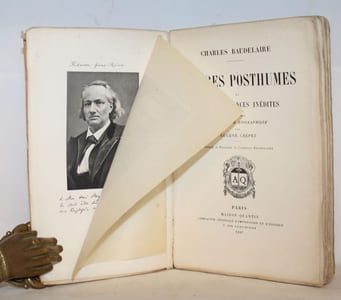 Oeuvres posthumes et correspondances inédites, précédées d'une étude biographique par Eugène Crépet.
