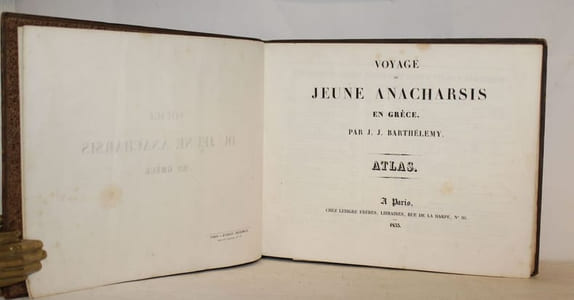Voyages du jeune Anacharsis en Grèce, vers le milieu du quatrième siècle avant l'ère vulgaire.