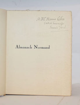 Almanach Normand contenant les dictons et proverbes et devinailles de Maître Ansbert Guenet berger de la ferme perdue. Almanach Normand, Petit ...