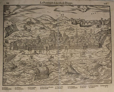 Le Pourtraict de la ville de Dieppe.