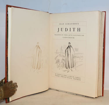 Judith.  Tragédie en trois actes illustrée par Laboureur.. [LABOUREUR] - GIRAUDOUX (Jean).