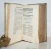 De Officio Hominis et Civis, secundum Legem naturalem, libri duo. Accedunt Cl. Titii ad eosdem libros Observationes.. PUFENDORF (Samuel).