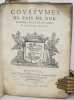 Coustumes du Pais de Normandie, anciens ressors, et enclaves d'iceluy.. [DROIT] COUTUMES.