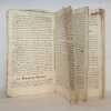 Mémoire sur le Bourgage de Darnétal, du 10 octobre 1825. Et Avis de M. Dutronché du 20 Mars 1792.. HENAULT (Jean Baptiste François).