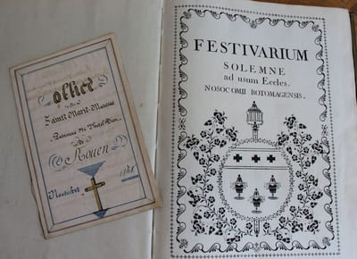 Antiphonaire au pochoir : Festivarium solemne ad usum Eccles. Nosocomii rotomagensis.