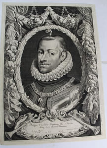 Elisabeth de France, Reine d'Espagne. Ambrogio Spinola. Ferdinand II empereur d'Allemagne. Philippe III, Roi d'Espagne.