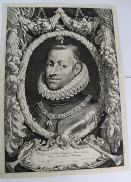 Elisabeth de France, Reine d'Espagne. Ambrogio Spinola. Ferdinand II empereur d'Allemagne. Philippe III, Roi d'Espagne.. RUBENS (Peter Paul) - VAN ...