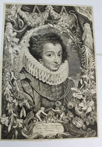 Elisabeth de France, Reine d'Espagne. Ambrogio Spinola. Ferdinand II empereur d'Allemagne. Philippe III, Roi d'Espagne.
