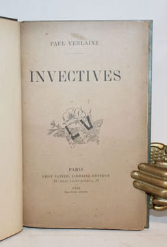 Invectives.. VERLAINE (Paul).