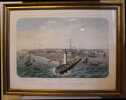 Le Havre. Vue prise de la mer. El Avre de Gracia. Vista tomada del mar.. [LE HAVRE] DEROY (Isidore Laurent).