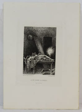 Neuf eaux-fortes pour illustrer Les Diaboliques de J. Barvey d'Aurevilly dessinées et gravées par Félicien Rops.. [BARBEY D'AUREVILLY] ROPS ...