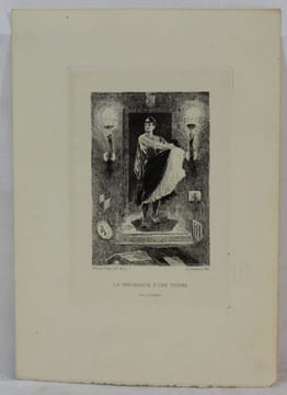 Neuf eaux-fortes pour illustrer Les Diaboliques de J. Barvey d'Aurevilly dessinées et gravées par Félicien Rops.. [BARBEY D'AUREVILLY] ROPS ...