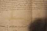 Document manuscrit sign&eacute; Gaston.. ORLEANS (Gaston duc d').