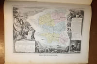 Atlas national illustré des 89 départements et des possessions de la France. Divisé par Arrondissements, Cantons et Communes avec le tracé de toutes les routes, chemins de fer et canaux.