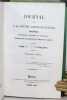 Journal de l'Acad&eacute;mie d'Horticulture, Manuel p&eacute;riodique, pratique et progressif Indispensable aux Jardiniers et Amateurs de jardins.. [HORTICULTURE];