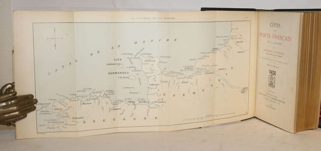 Côtes et ports français de la Manche.