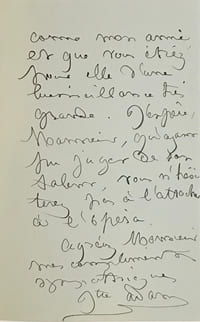 L.A.S., à un destinataire inconnu, le 11 septembre 1859.