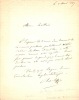 L.A.S., 1 pages in-4, (270 x 210), adressées à Charles-François Verd de Saint-Julien, le 2 Août 1869.. Jean-Baptiste VERCHÈRE DE REFFYE