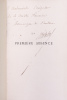 La Première absence. Lettres en vers (Avril à Octobre 185…). . CABROL, Élie.