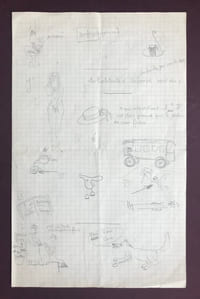 Divers écrits de jeunesse. — Ensemble de 16 documents manuscrits autographes de formats très divers, rédigés entre 1923 et 1928.