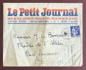 L.A.S de Claude Delpeuch à Jean-Louis Barrault, datée du 5 novembre 1938, (270 x 210), à l’en-tête du périodique Le Petit Journal, avec son enveloppe ...